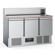 PIZZAWERKBANK 3 DEURS 8x1/6GN PAN