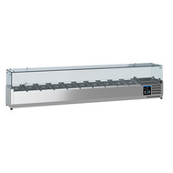 GEKOELDE OPZETVITRINE 1/4 GN x 10