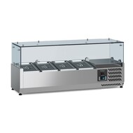 GEKOELDE OPZETVITRINE 1/3 GN x 4