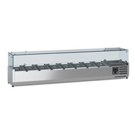GEKOELDE OPZETVITRINE 1/3 GN x 8