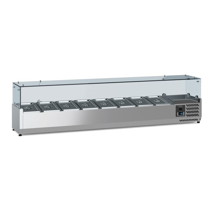 Combisteel GEKOELDE OPZETVITRINE 1/3 GN x 8