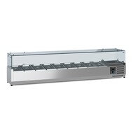 GEKOELDE OPZETVITRINE 1/3 GN x 9 – art. 7950.5133