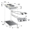 Combisteel elektrisch kookunit 2 pl.