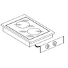 Combisteel Keramische kookunit 2 zones