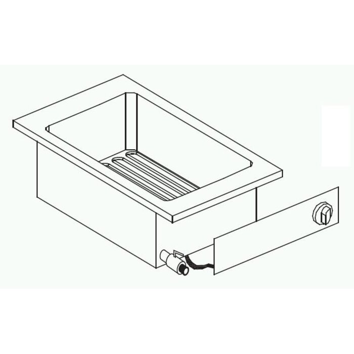 Combisteel elektrisch friteuse 1x10 l – art. 7266.0070
