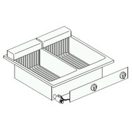 elektrisch friteuse 2x10 l – art. 7266.0080