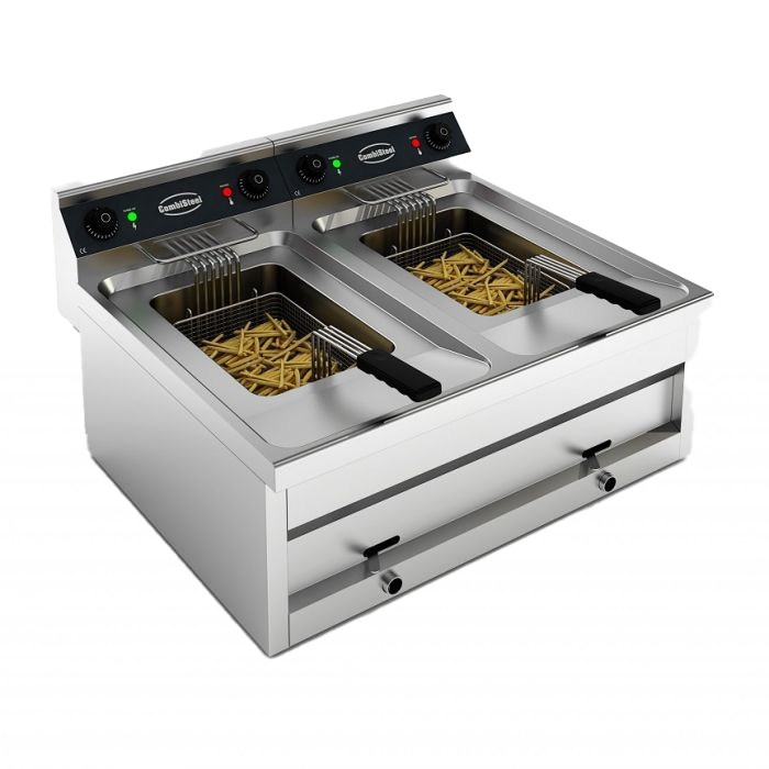 Combisteel Friteuse tafel 2x12l 2x9kw