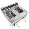 Combisteel Friteuse tafel 2x12l 2x9kw