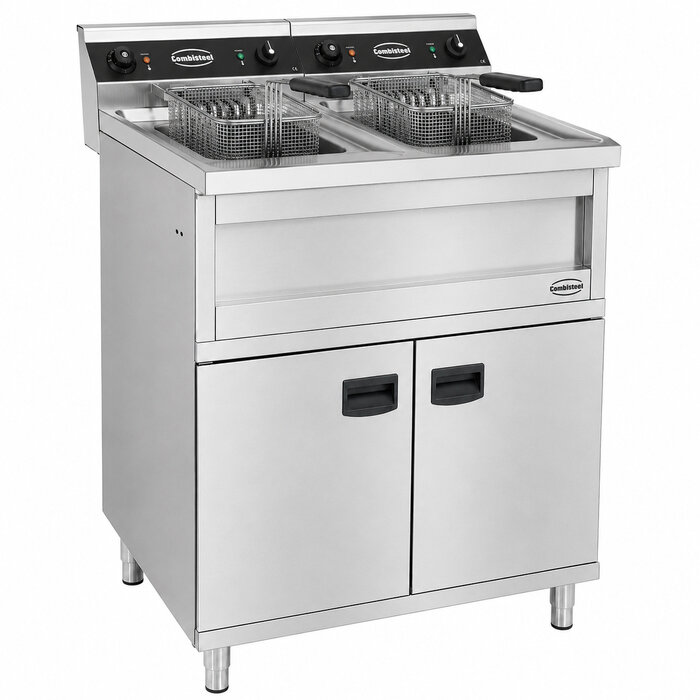 Combisteel Friteuse staand 2x12l 2x6kw