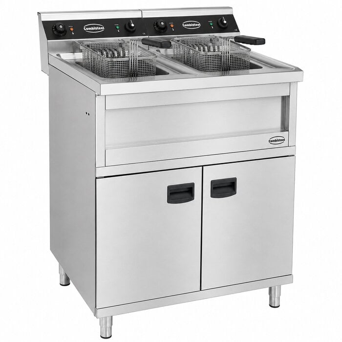 Combisteel Friteuse staand 2x12l 2x9kw