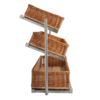 Combisteel Broodmanden etagere 3 hoog breed incl. manden
