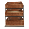 Combisteel Broodmanden etagere 3 hoog breed incl. manden