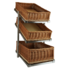 Combisteel Broodmanden etagere 3 hoog smal incl. manden