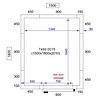 Combisteel Koel/vriescel 1500x1800x2010
