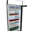 Combisteel Drankenkoelkast 1 glasdeur 382l
