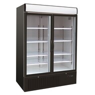 Koelkast 2 glasdeuren