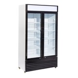 Koelkast 2 glasdeuren bez-750 gd