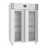 Koelkast RVS glasdeur mono block 1400 ltr