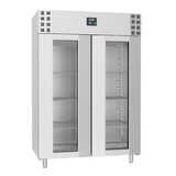 Vrieskast RVS glasdeur mono block 1400 ltr