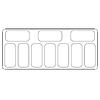 Combisteel Schepijsvitrine curacao 10x 5 ltr