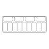 Combisteel Schepijsvitrine malta 13x 5ltr