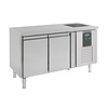 Combisteel 700 koelwerkbank spoelbak 2 deuren