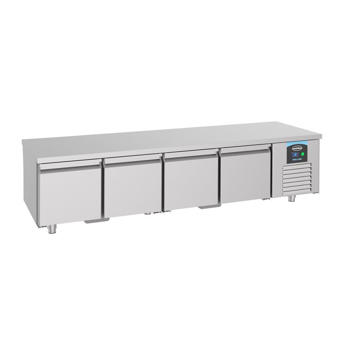 Combisteel Koelwerkbank 600 hoog 4 deuren