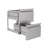 Combisteel LADENBLOK 1/2 STANDARD Combisteel geeft geen garantie op het inbouwen van een ladeblok