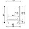 Combisteel 700 koelwerkbank 4 laden monoblock energy line