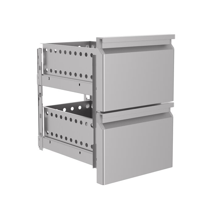 Combisteel LADENBLOK 1/2 MONOBLOCK SOFT CLOSING Combisteel geeft geen garantie op het inbouwen van een ladeblok