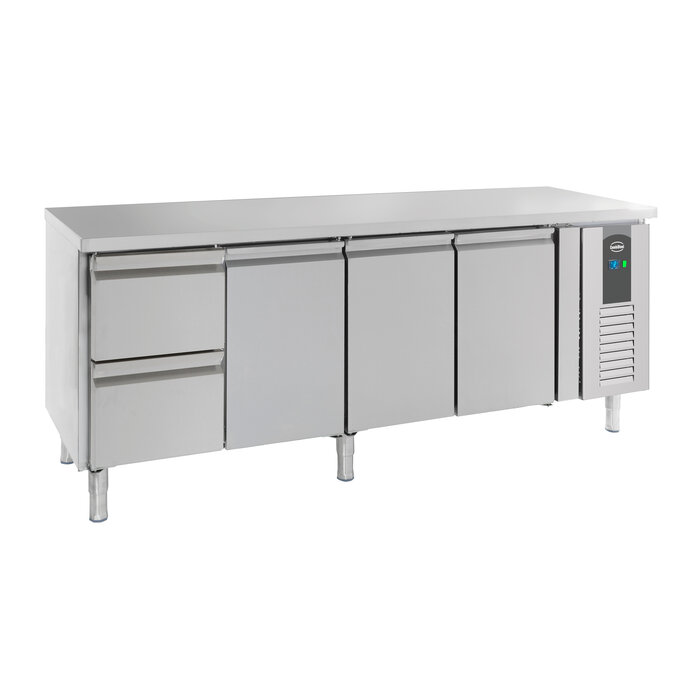 Combisteel 700 koelwerkbank 3drs 2 laden