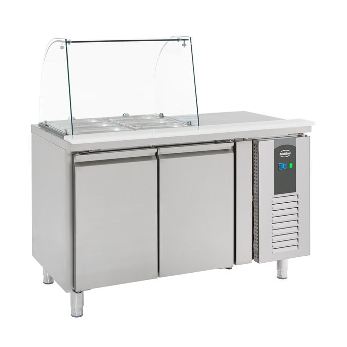 Combisteel Koelwerkbank glasopstand 2 deuren