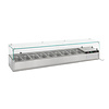 Combisteel GEKOELDE OPZETVITRINE 1/3 GN x 9 – art. 7450.0023