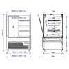 Combisteel Koelvitrine nero 1.0