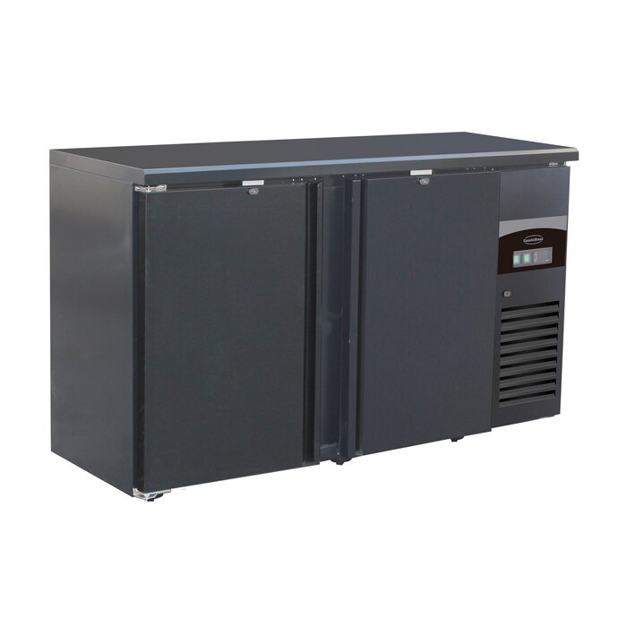 Combisteel Barkoeler zwart 2 deurs
