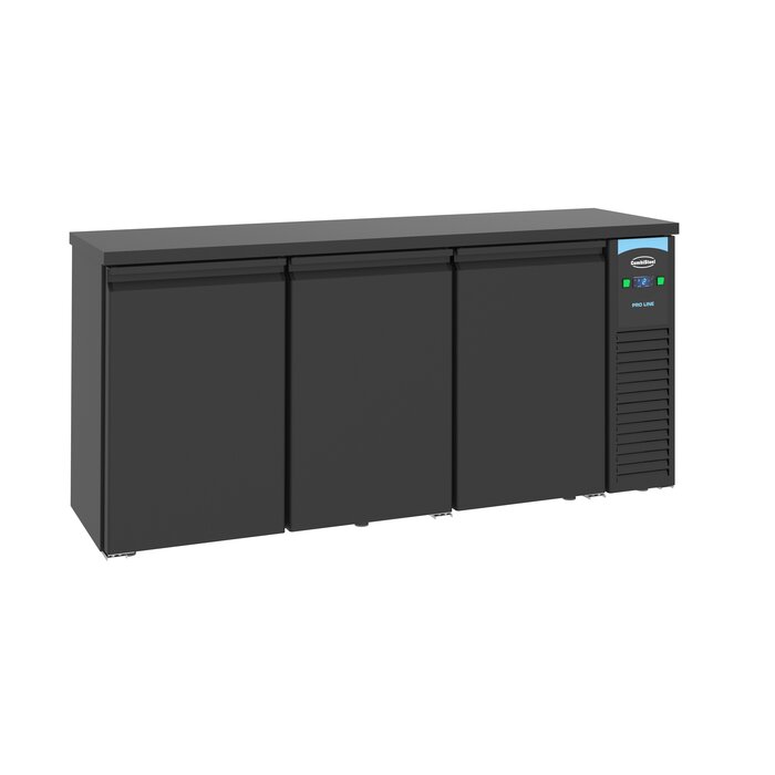 Combisteel Barkoeler zwart 3 deuren – art. 7489.5275