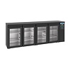 Combisteel Barkoeler zwart 4 glasdeuren – art. 7489.5295