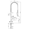 Combisteel Spoeldouche 1-gats