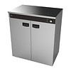 Combisteel Borden warmhoudkast 2 deuren