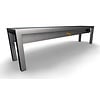 Combisteel Etagere keramisch verwarmd 1 niveau 1400 4 heaters à 250w