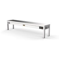 Etagere keramisch verwarmd 1 niveau 1600 4 heaters à 250w