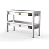Combisteel Etagere keramisch verwarmd 2 niveaus 1000 6 heaters à 250w