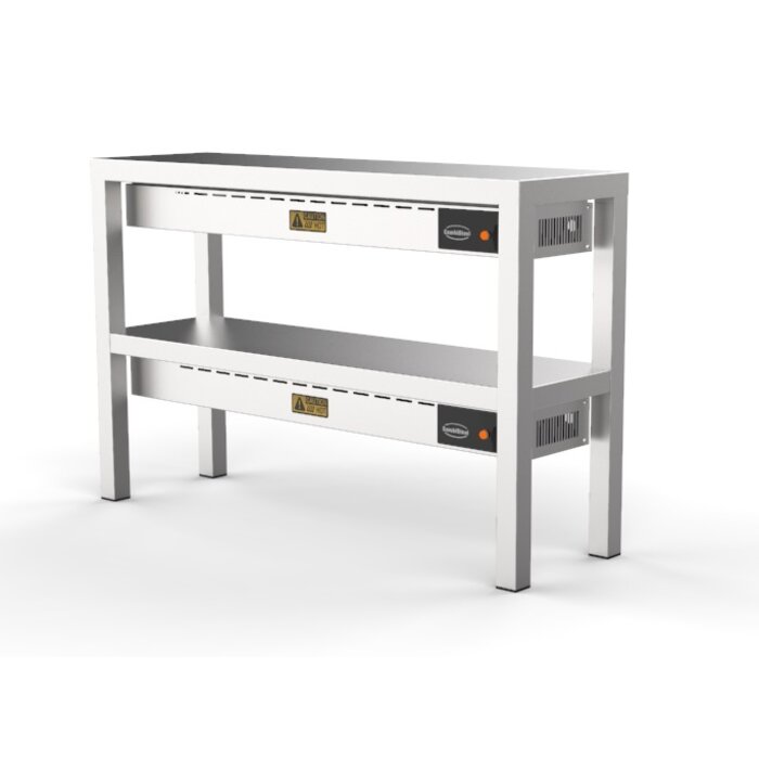Combisteel Etagere keramisch verwarmd 2 niveaus 1000 6 heaters à 250w
