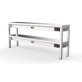Etagere keramisch verwarmd 2 niveaus 2000 met 12 heaters à 250w