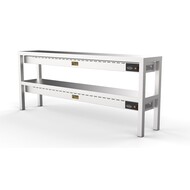 Etagere keramisch verwarmd 2 niveaus 2000 met 12 heaters à 250w