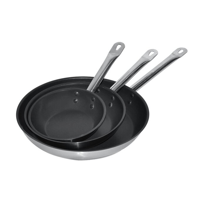 Combisteel KOEKENPAN RVS + TEFLON ø24 2,3L