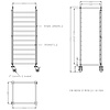 Combisteel Regaalwagen demontabel 2/1gn