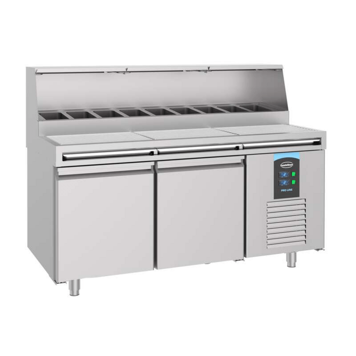 Combisteel PIZZAWERKBANK 2 DEUREN 9x 1/3 GN PAN