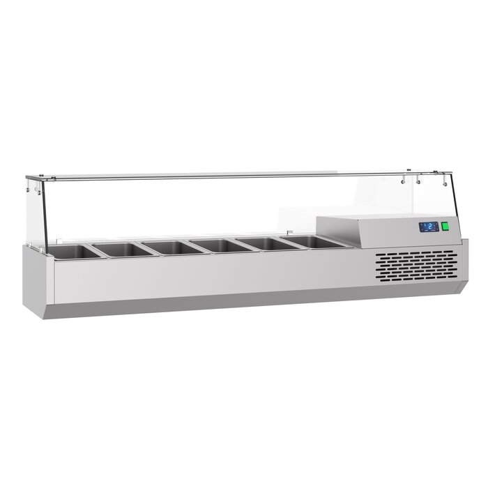 Combisteel Gekoelde opzetvitrine 6x 1/3 GN