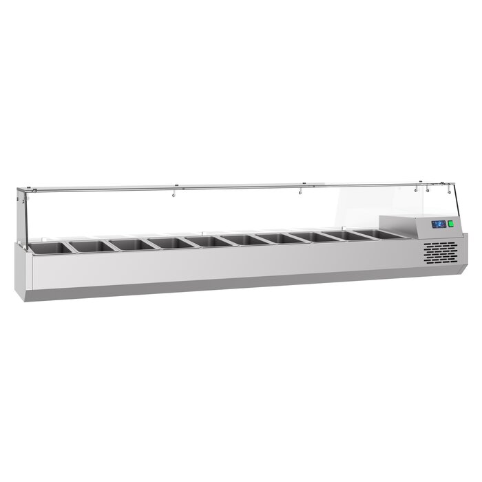 Combisteel Gekoelde opzetvitrine 10x 1/3 GN